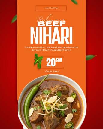 Homemade Food - Beef Nihari - Daily Available